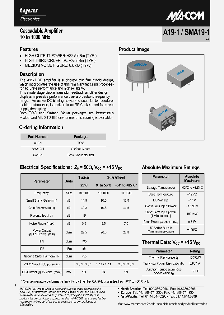 SMA19-1_1310912.PDF Datasheet