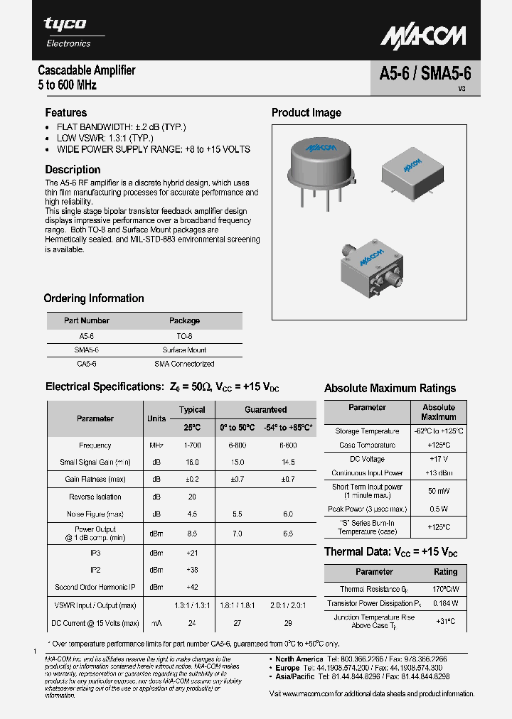 SMA5-6_1177510.PDF Datasheet