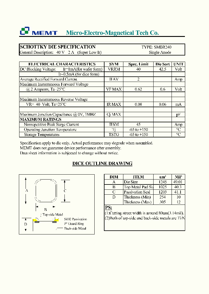 SMBR240_1311176.PDF Datasheet