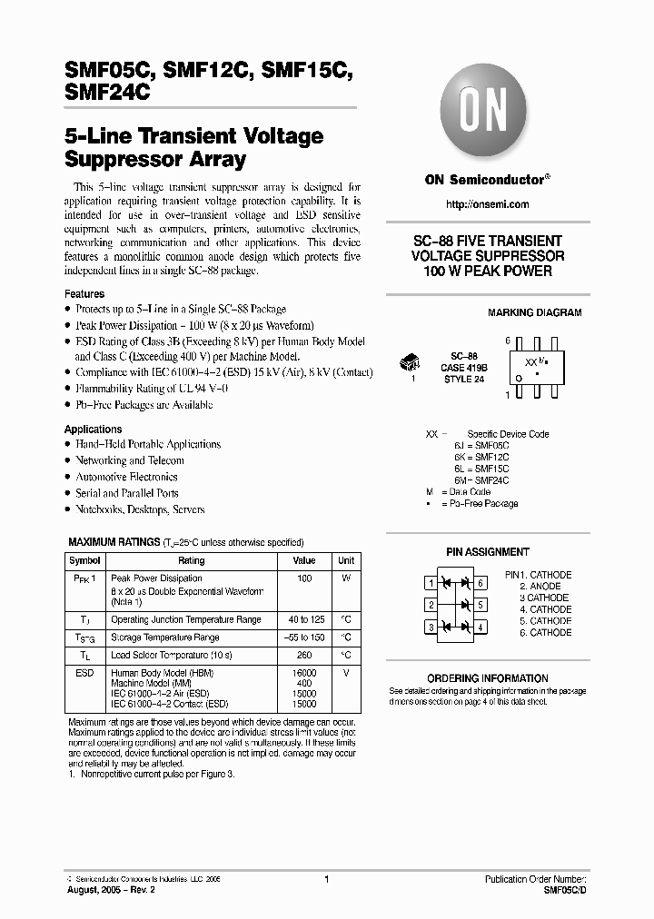 SMF24CT1G_1311323.PDF Datasheet
