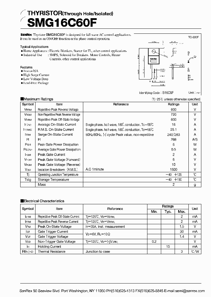 SMG16C60F_1311333.PDF Datasheet