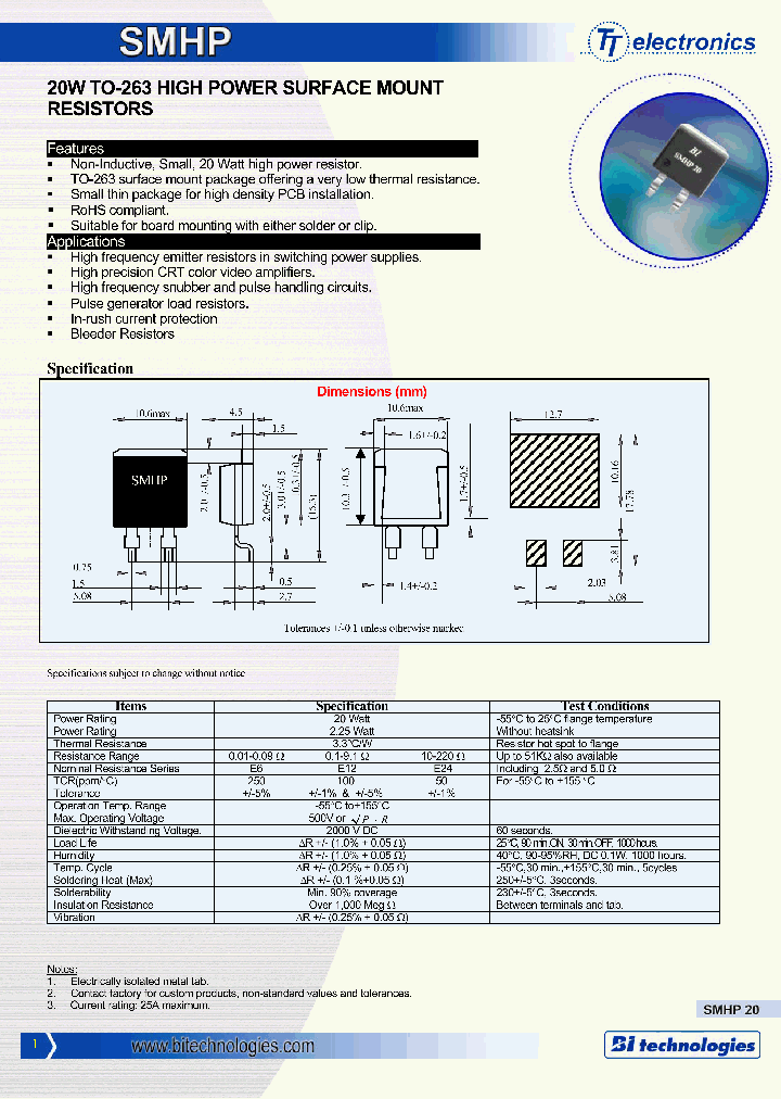 SMHP500J_1311375.PDF Datasheet