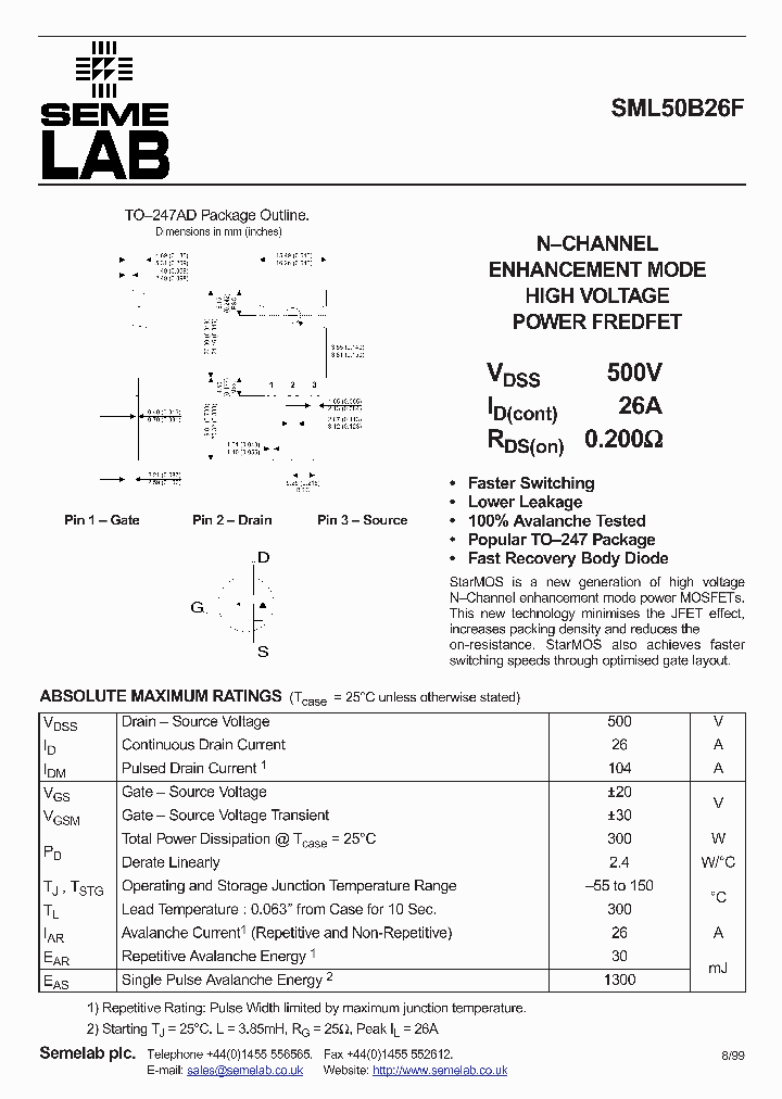 SML50B26F_1170515.PDF Datasheet