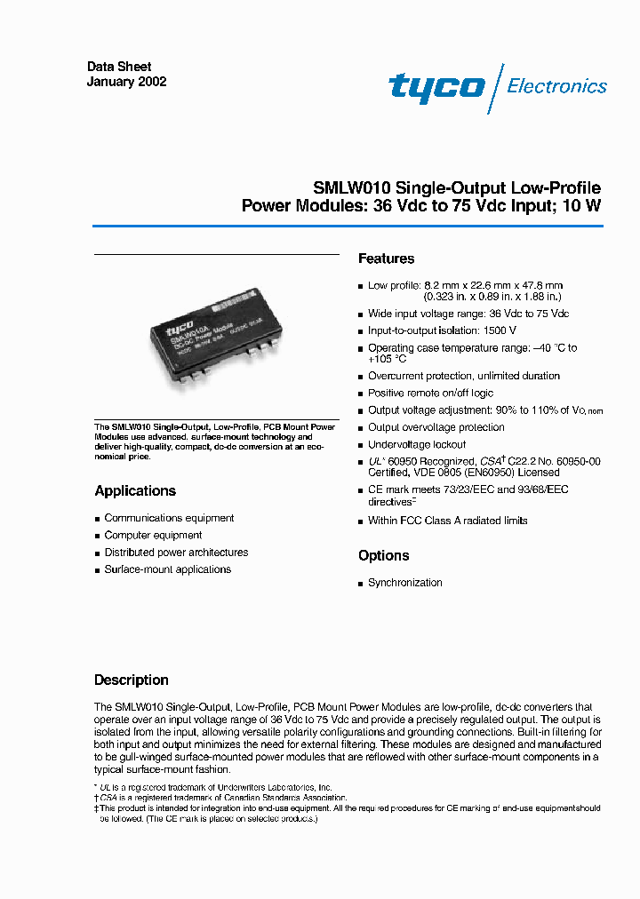 SMLW010G_1311511.PDF Datasheet