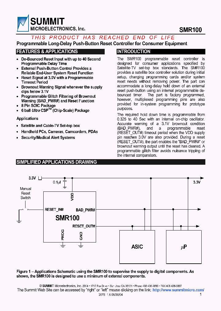 SMR100S_1311565.PDF Datasheet
