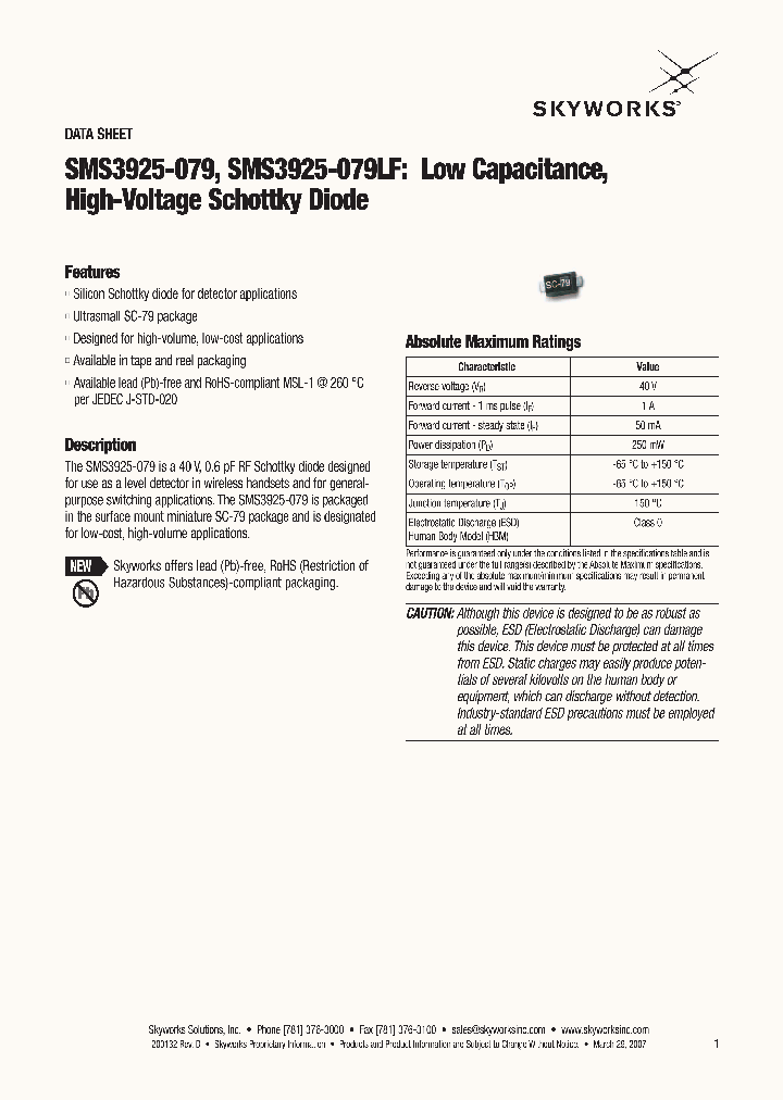 SMS3925-079_1046751.PDF Datasheet