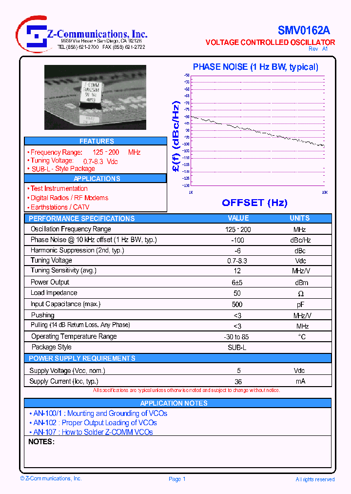 SMV0162A_1113672.PDF Datasheet