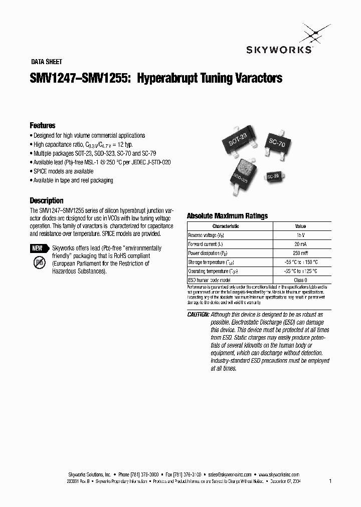 SMV1249-001_1046763.PDF Datasheet