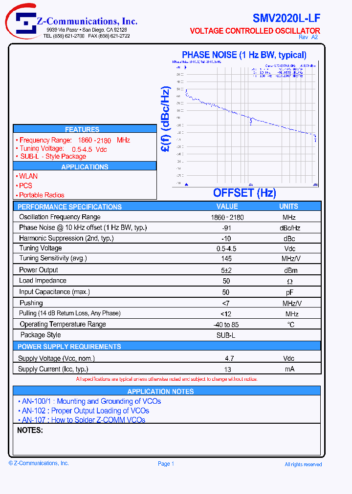 SMV2020L-LF_1311690.PDF Datasheet
