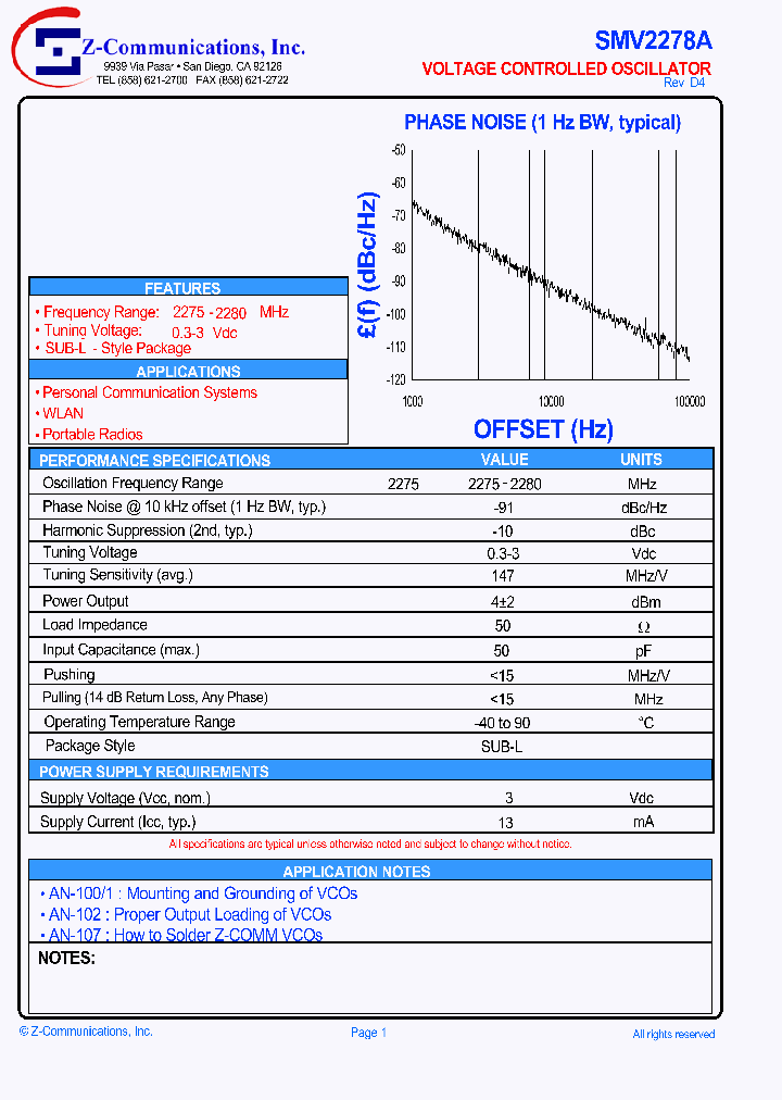 SMV2278A_1311707.PDF Datasheet