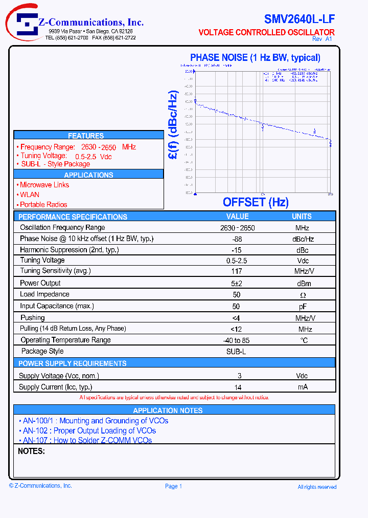 SMV2640L-LF_1311724.PDF Datasheet