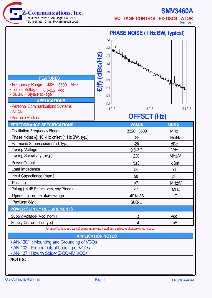 SMV3460A_1311734.PDF Datasheet
