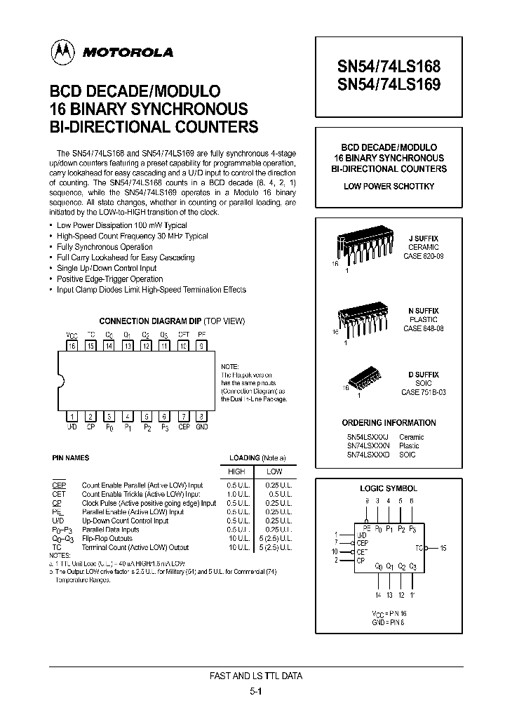 SN54LS169J_1311853.PDF Datasheet