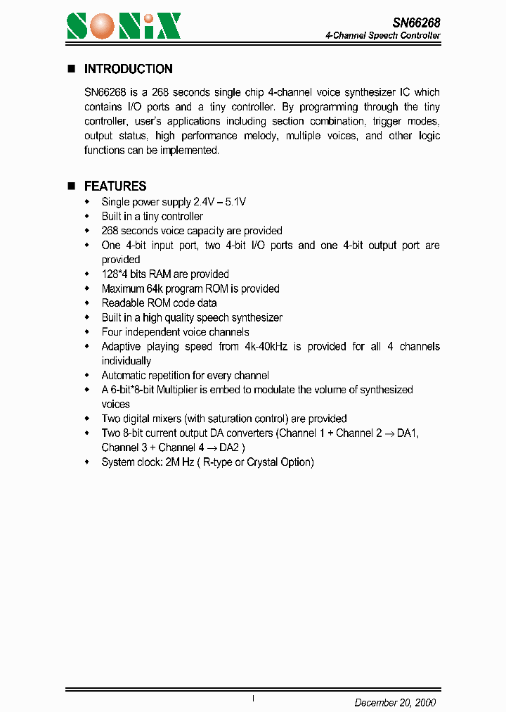 SN66268_1311997.PDF Datasheet
