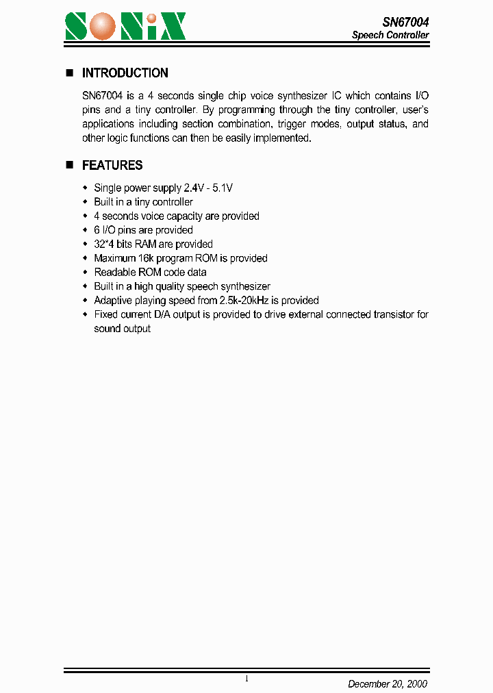 SN67004_1311999.PDF Datasheet