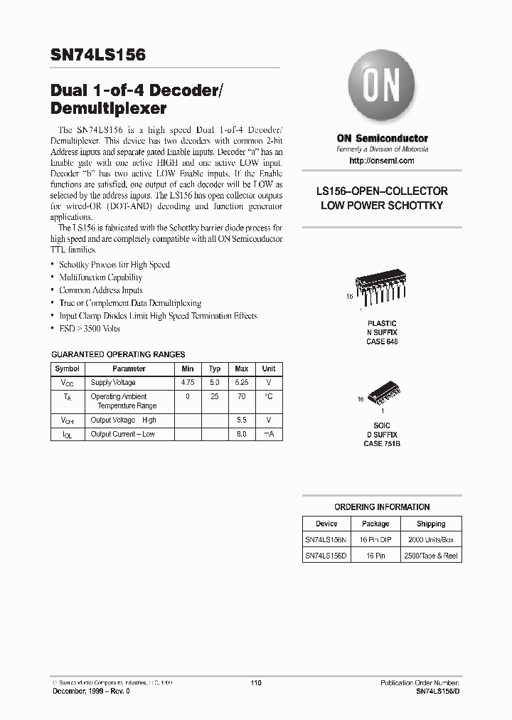 SN74LS156D_1169776.PDF Datasheet