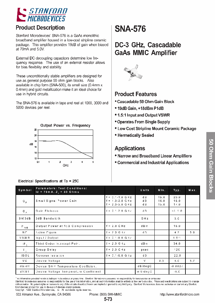 SNA-576-TR3_1313975.PDF Datasheet