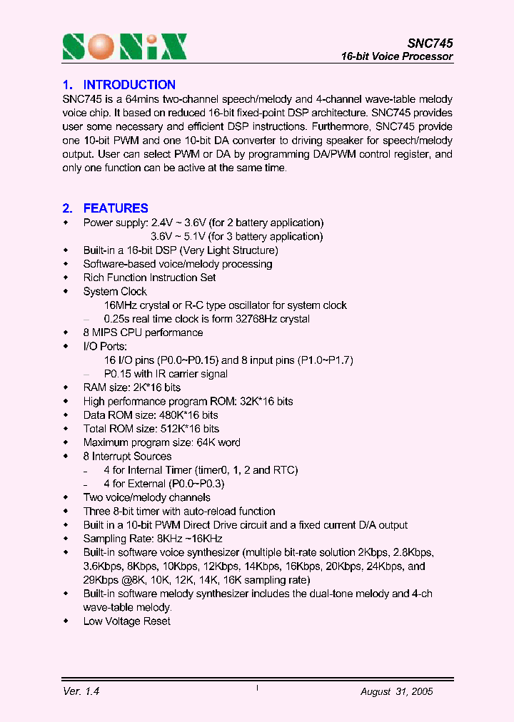 SNC74505_1120993.PDF Datasheet