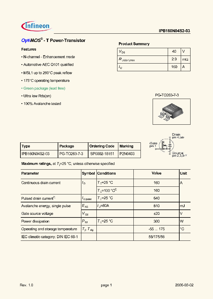 IPB160N04S2-03_657109.PDF Datasheet