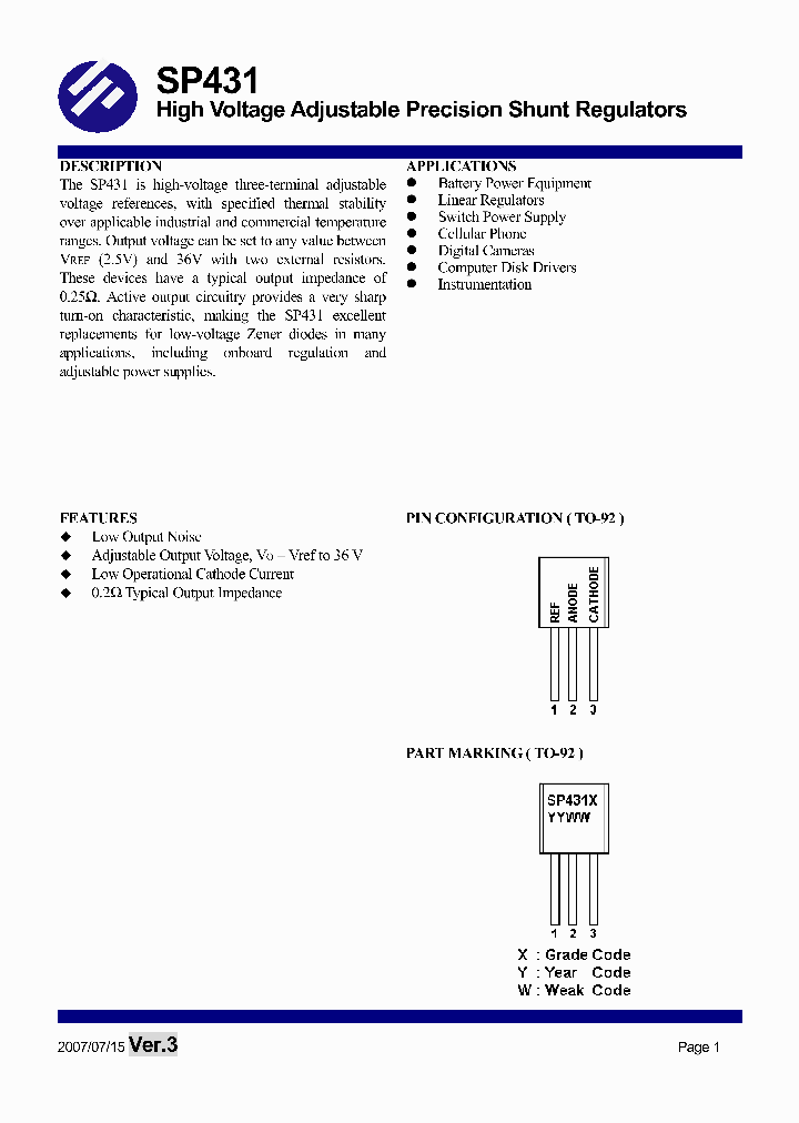 SP431A_1031033.PDF Datasheet