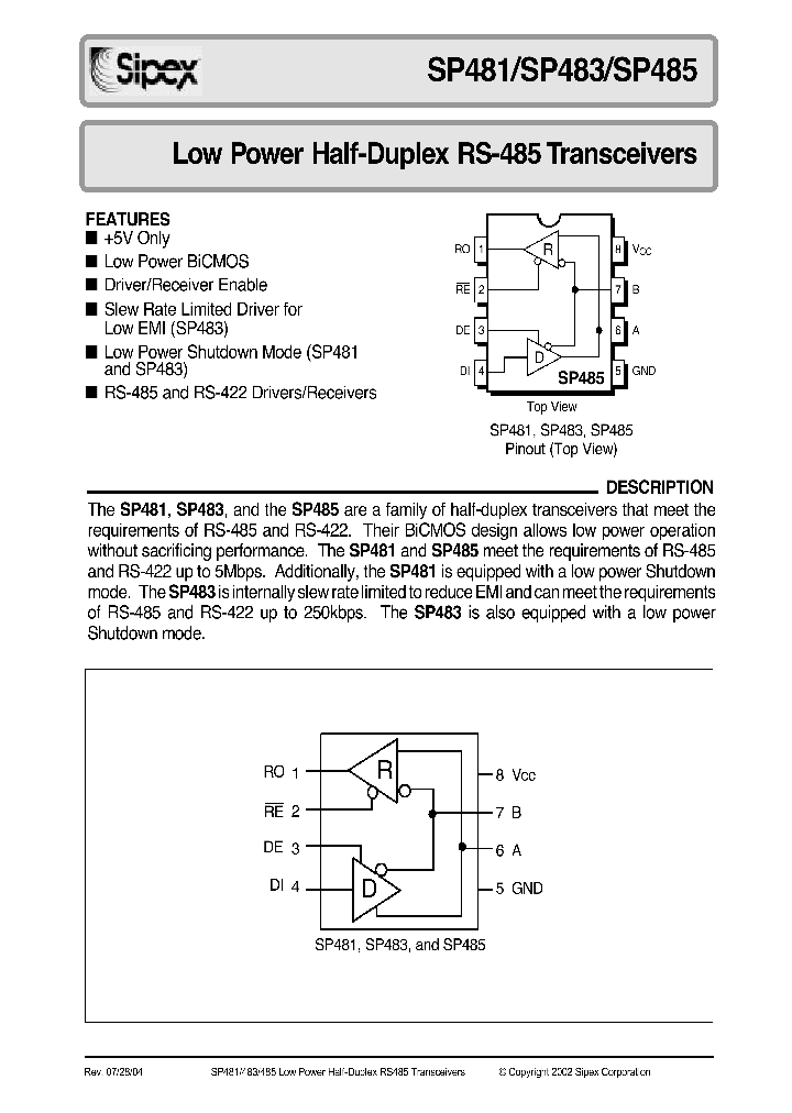 SP485CNTR_1143395.PDF Datasheet