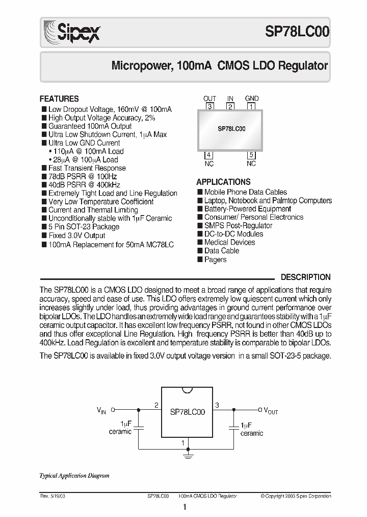 SP78LC30EM5TR_1054378.PDF Datasheet