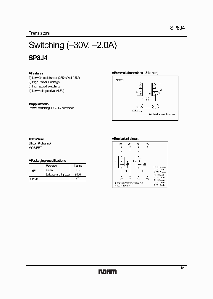 SP8J4_1315267.PDF Datasheet