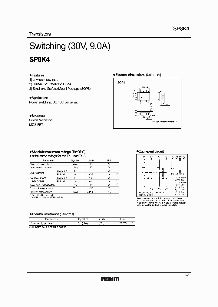 SP8K4_1315273.PDF Datasheet