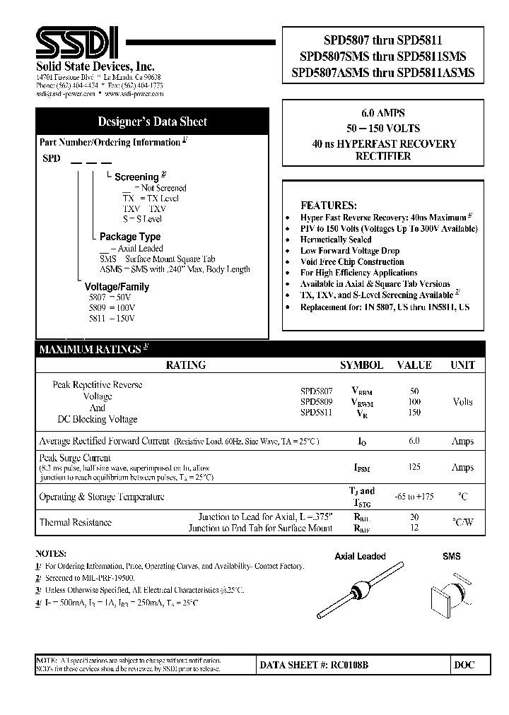 SPD5811TXV_1315406.PDF Datasheet
