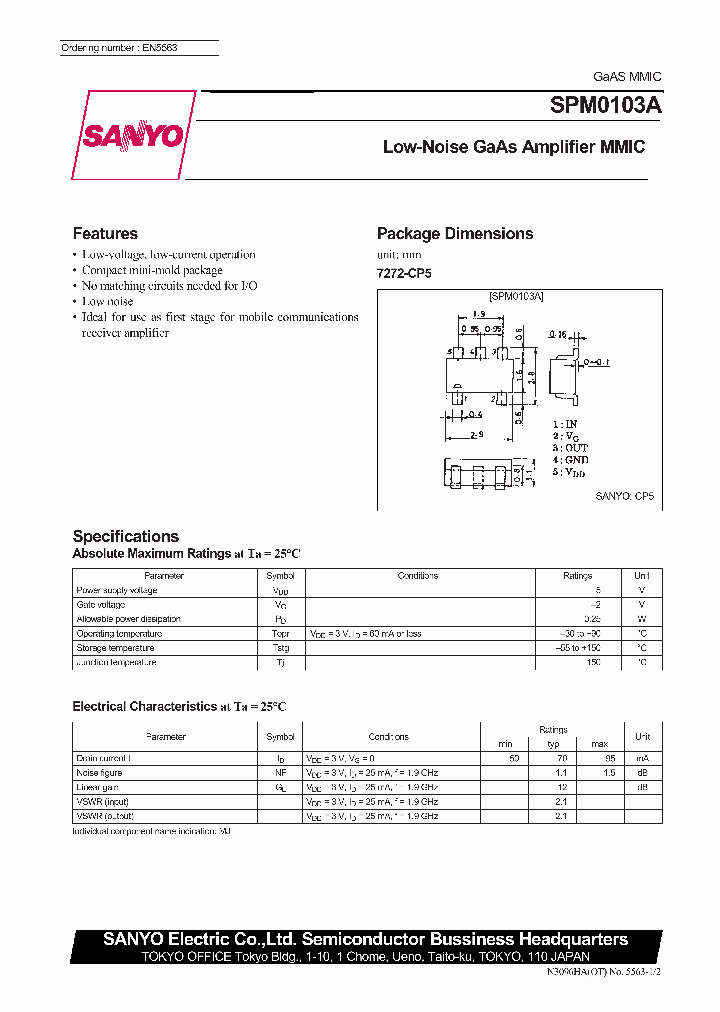 SPM0103A_1315461.PDF Datasheet