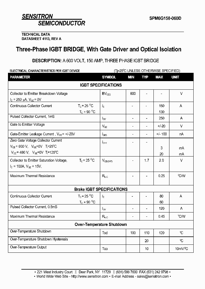 SPM6G150-060D_1315474.PDF Datasheet