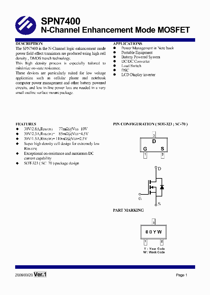 SPN7400_1111250.PDF Datasheet