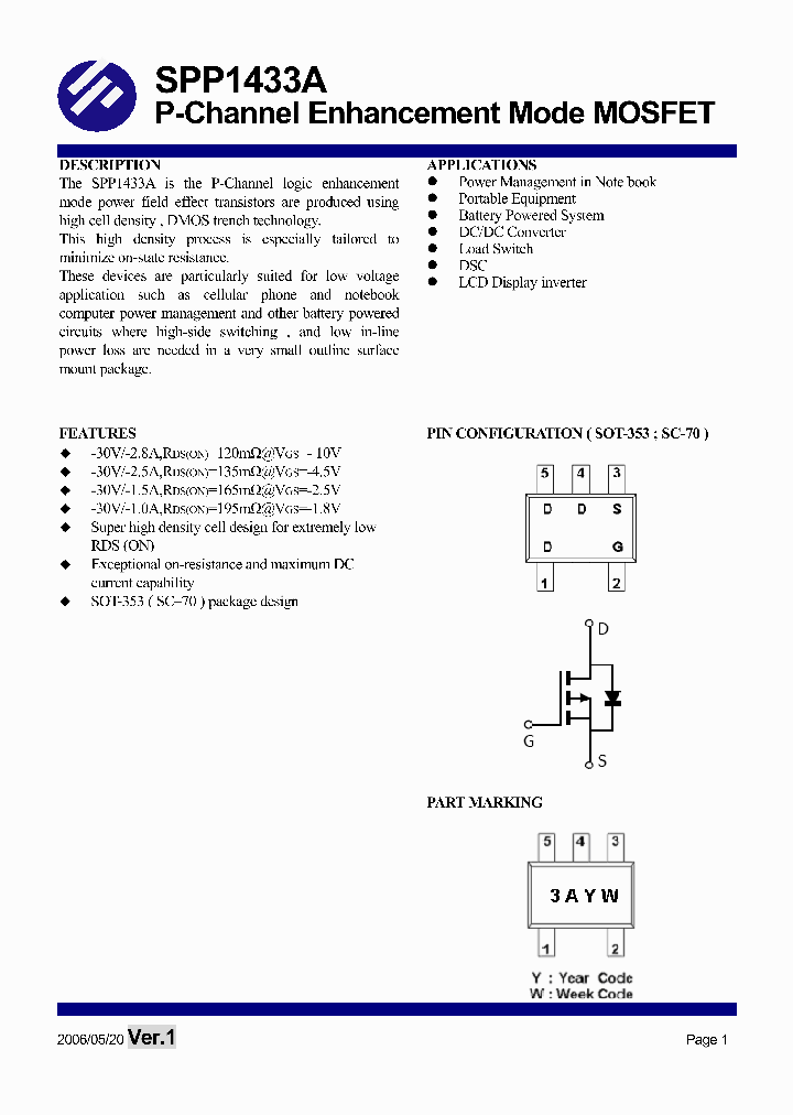 SPP1433A_1315563.PDF Datasheet