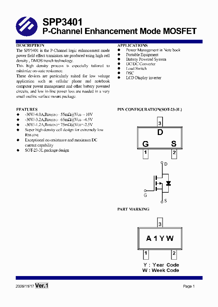 SPP3401S23RG_1315586.PDF Datasheet