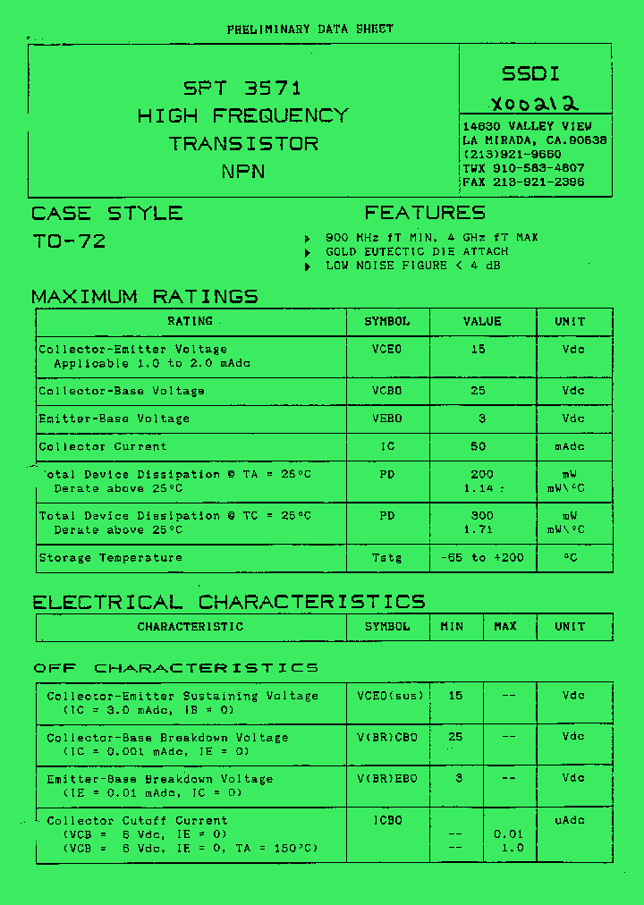 SPT3571_1315657.PDF Datasheet