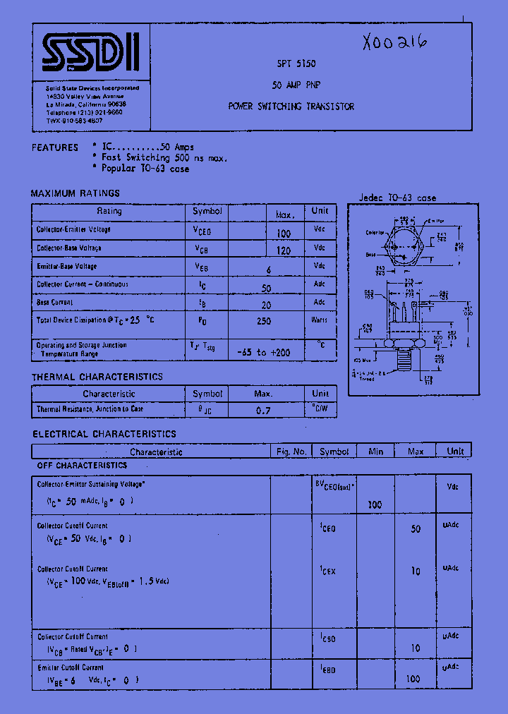 SPT5150_1315661.PDF Datasheet