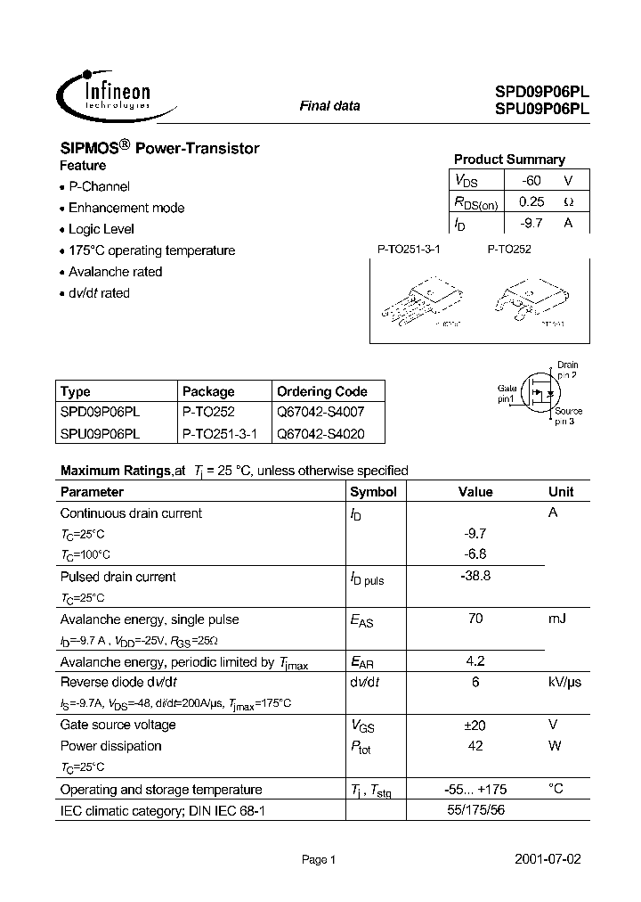 SPU09P06PL_1315734.PDF Datasheet