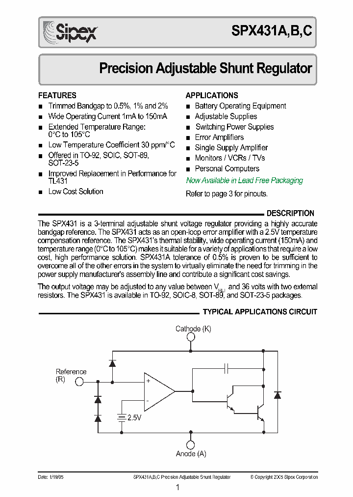 SPX431A_1054905.PDF Datasheet