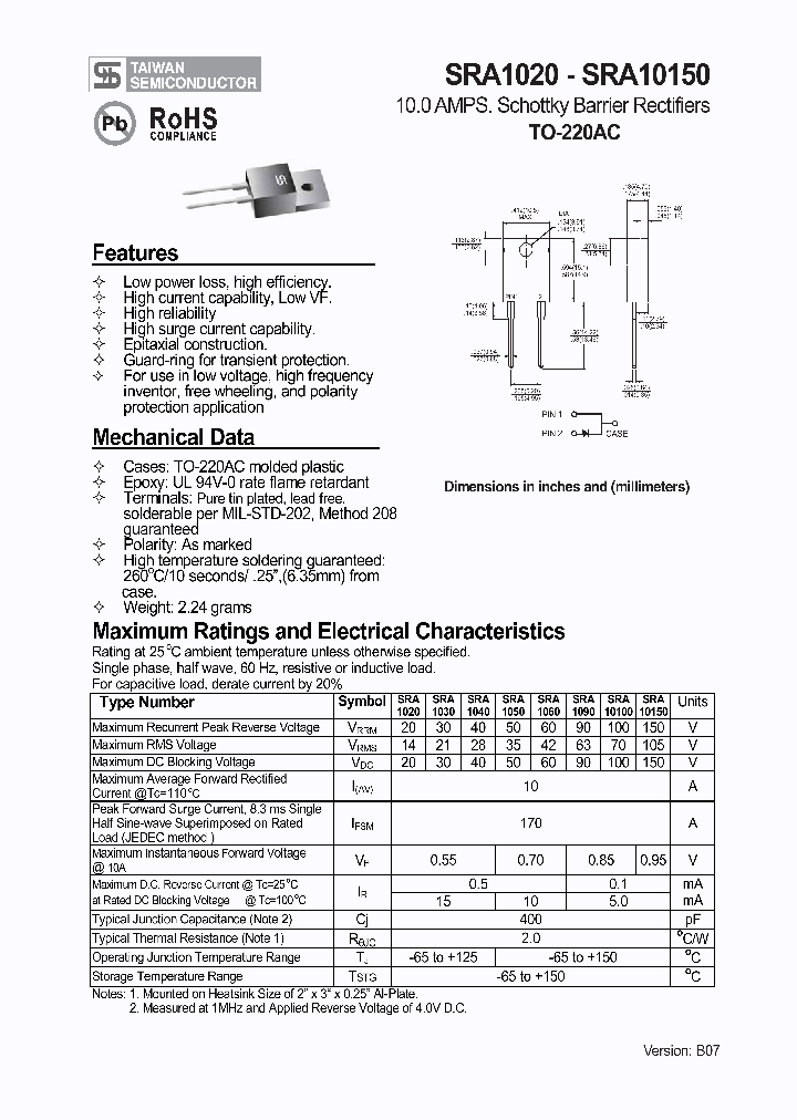 SRA10100_1108956.PDF Datasheet