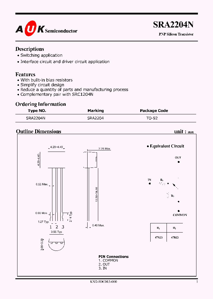 SRA2204N_1316140.PDF Datasheet