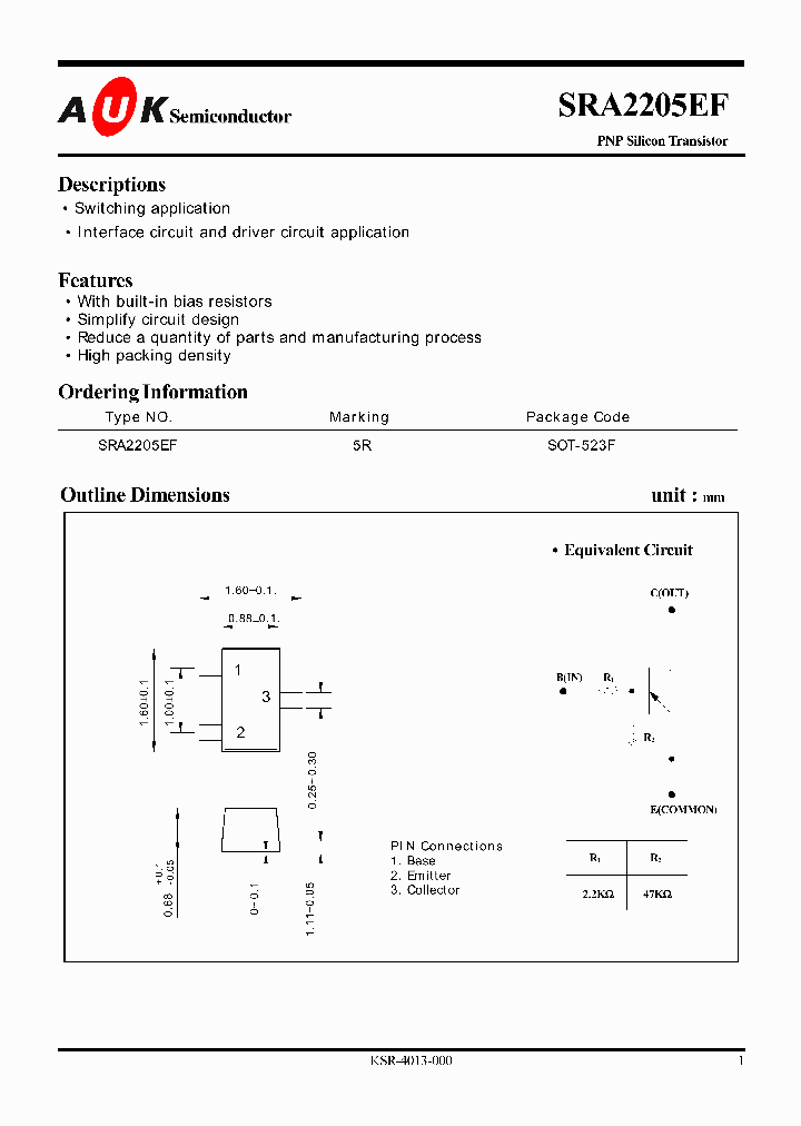 SRA2205EF_1316147.PDF Datasheet