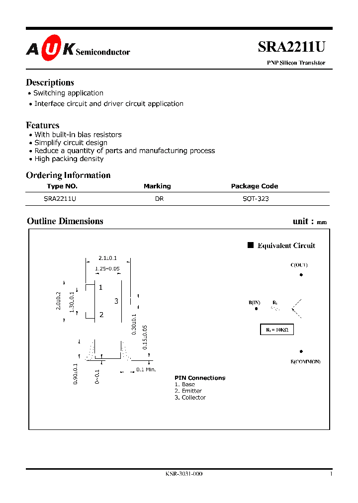 SRA2211U_1316190.PDF Datasheet