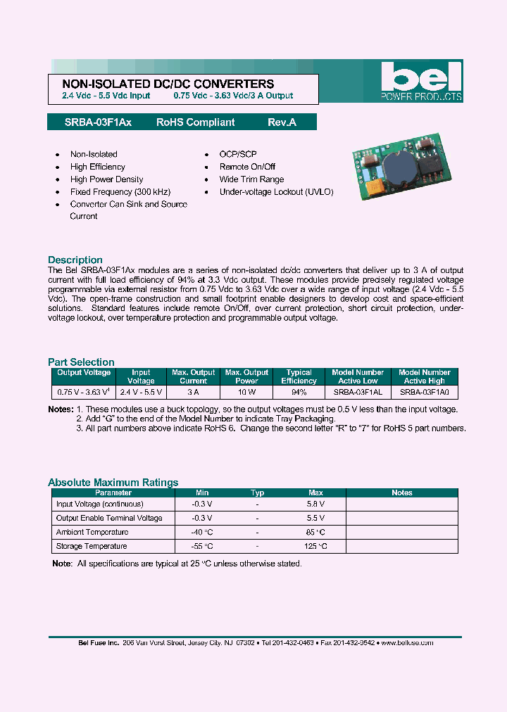 SRBA-03F1AL_1158592.PDF Datasheet