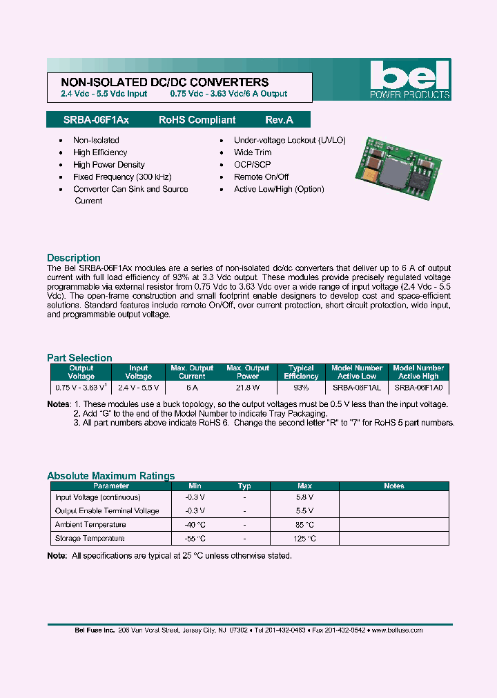 SRBA-06F1AX_1158598.PDF Datasheet
