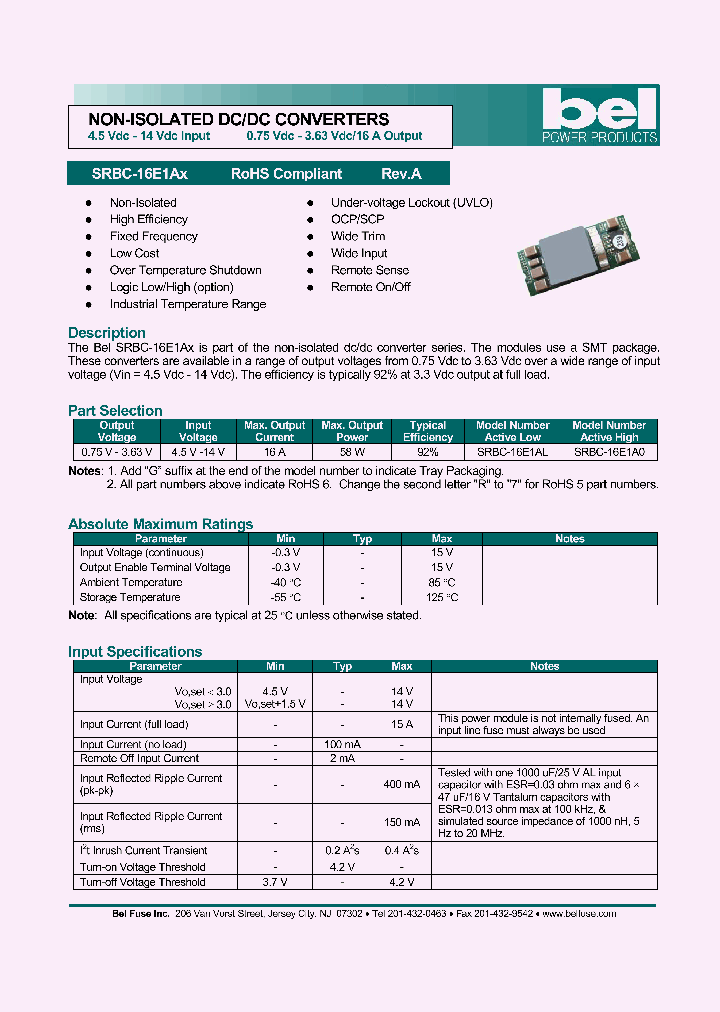 SRBC-16E1AL_1158595.PDF Datasheet