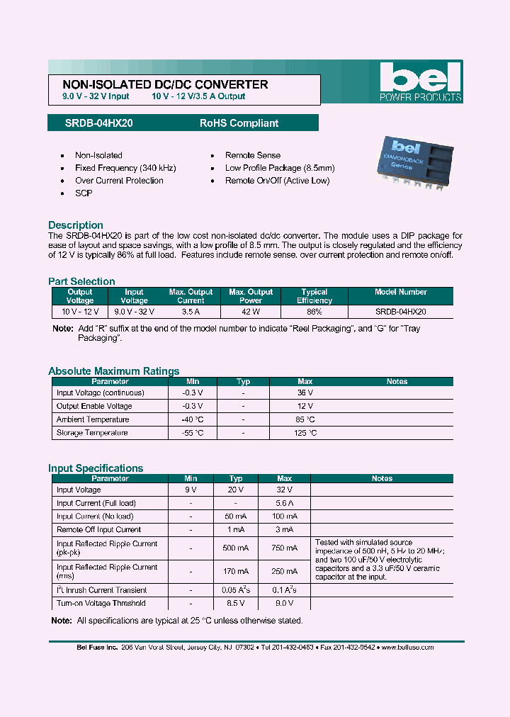 SRDB-04HX20_1316370.PDF Datasheet