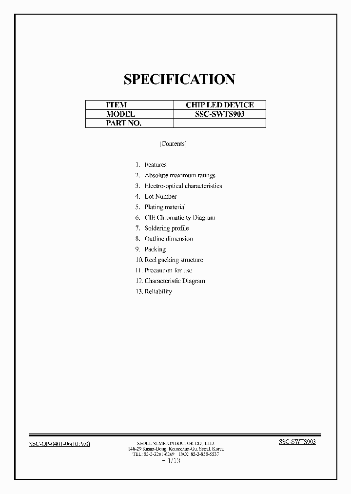 SSC-SWTS903_1316632.PDF Datasheet