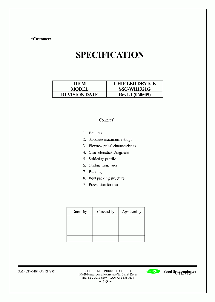 SSC-WH1321G_1316649.PDF Datasheet