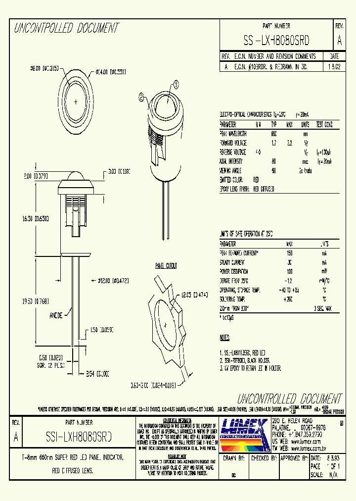 SSI-LXH8080SRD_1316716.PDF Datasheet