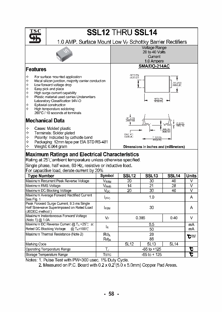 SSL14_1316718.PDF Datasheet
